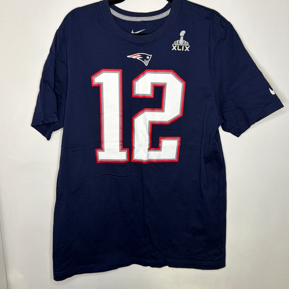 Nike Navy Blue Tom BRADY Tee